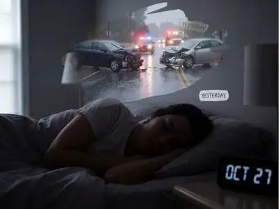 can a car crash impact your sleep and insurance settlement