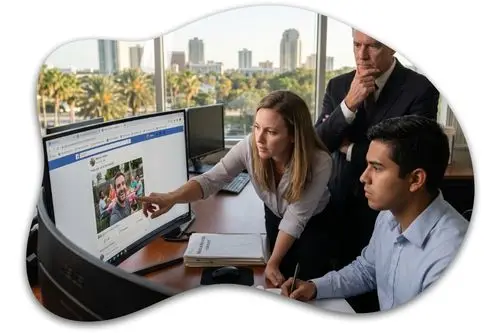 insurance adjuster social media liability accident injury