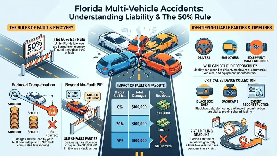 cdb florida multi vehicle accident liability