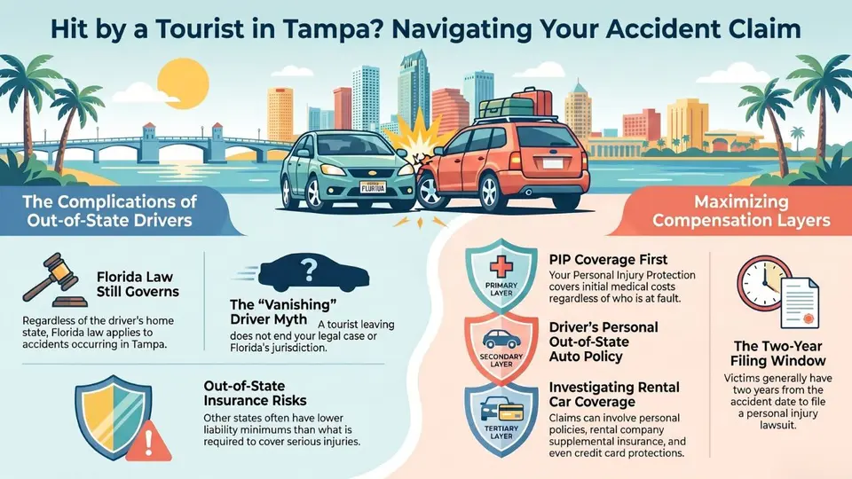 personal injury hit by a tourist in tampa