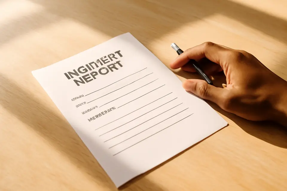 Analyzing the purpose of an incident report