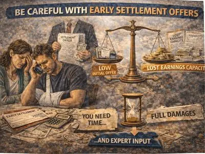 early injury settlement offer warning