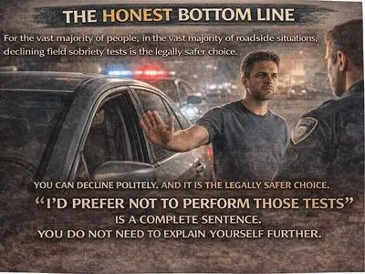 roadside sobriety test refusal