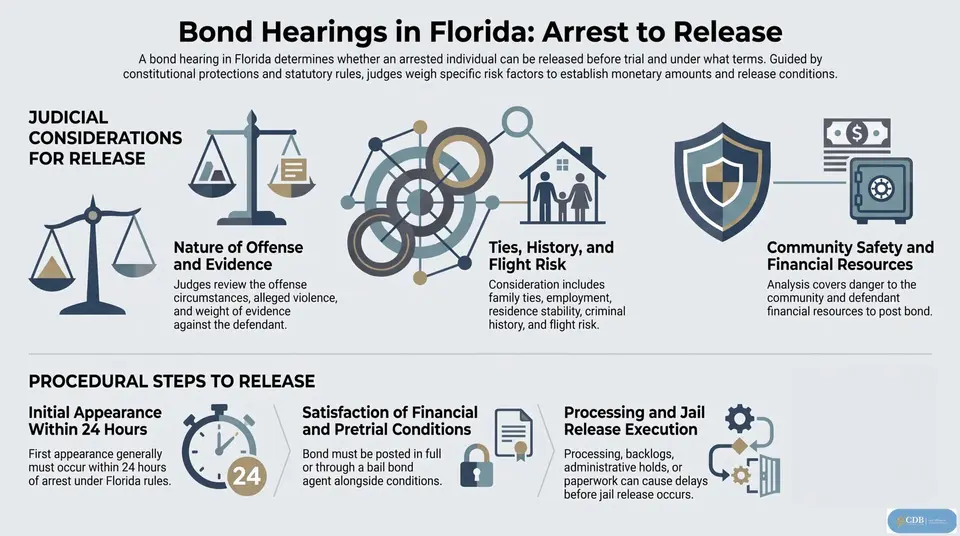 Infographic: Bond Hearings in Florida: Arrest to Release