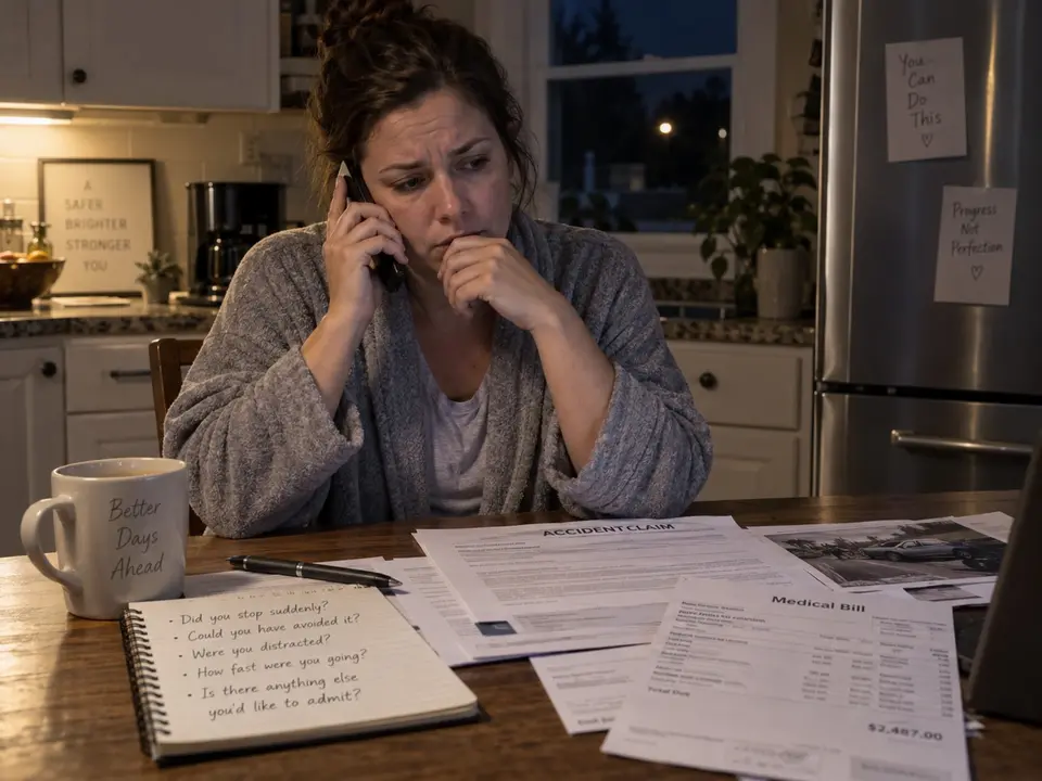 insurance companies will try to get you to admit responsibility