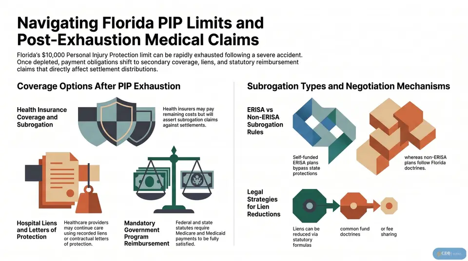 Infographic: PIP Claims: When Medical Bills Exceed Coverage Limits