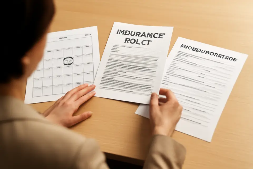 Evidence for a delayed injury insurance claim